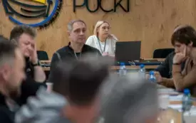 Galeria aktualności Powiat Pucki szkoli geodet&oacute;w: Warsztaty z tworzenia plik&oacute;w GML w TurboMap 3