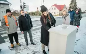 Galeria aktualności Nowa sygnalizacja świetlna zwiększy bezpieczeństwo przy szkołach w Łebczu i Mieroszynie 3
