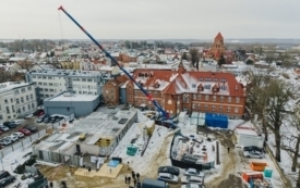 Galeria aktualności Wmurowanie kamienia węgielnego pod rozbudowę Szpitala Puckiego 1
