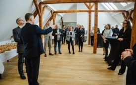 Galeria aktualności Wmurowanie kamienia węgielnego pod rozbudowę Szpitala Puckiego 12