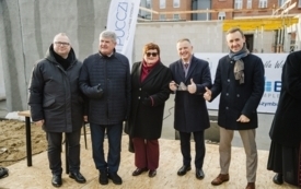 Galeria aktualności Wmurowanie kamienia węgielnego pod rozbudowę Szpitala Puckiego 14