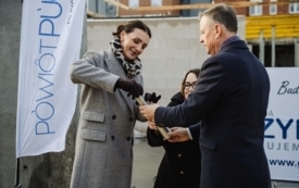 Galeria aktualności Wmurowanie kamienia węgielnego pod rozbudowę Szpitala Puckiego 20