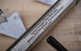 Galeria aktualności Wmurowanie kamienia węgielnego pod rozbudowę Szpitala Puckiego 36