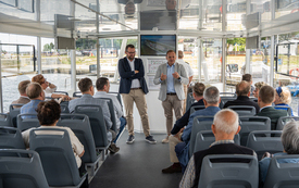 Galeria aktualności Elektryczny tramwaj wodny otrzymał imię. &bdquo;Bańtka&rdquo; wypłynęła na Zatokę Pucką 18