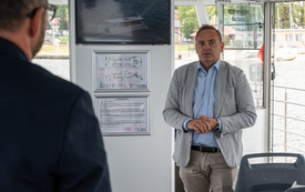 Galeria aktualności Elektryczny tramwaj wodny otrzymał imię. &bdquo;Bańtka&rdquo; wypłynęła na Zatokę Pucką 19