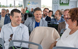 Galeria aktualności Elektryczny tramwaj wodny otrzymał imię. &bdquo;Bańtka&rdquo; wypłynęła na Zatokę Pucką 29
