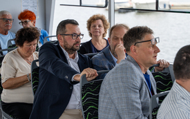 Galeria aktualności Elektryczny tramwaj wodny otrzymał imię. &bdquo;Bańtka&rdquo; wypłynęła na Zatokę Pucką 34