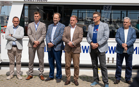 Galeria aktualności Elektryczny tramwaj wodny otrzymał imię. &bdquo;Bańtka&rdquo; wypłynęła na Zatokę Pucką 44