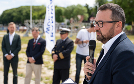 Galeria aktualności Elektryczny tramwaj wodny otrzymał imię. &bdquo;Bańtka&rdquo; wypłynęła na Zatokę Pucką 47