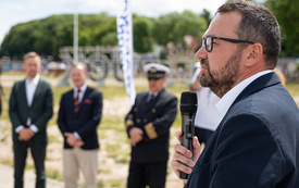 Galeria aktualności Elektryczny tramwaj wodny otrzymał imię. &bdquo;Bańtka&rdquo; wypłynęła na Zatokę Pucką 48