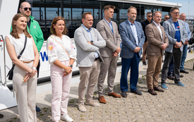 Galeria aktualności Elektryczny tramwaj wodny otrzymał imię. &bdquo;Bańtka&rdquo; wypłynęła na Zatokę Pucką 50