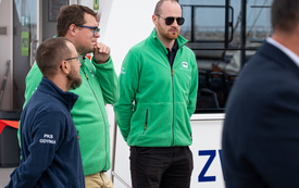 Galeria aktualności Elektryczny tramwaj wodny otrzymał imię. &bdquo;Bańtka&rdquo; wypłynęła na Zatokę Pucką 61