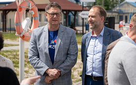 Galeria aktualności Elektryczny tramwaj wodny otrzymał imię. &bdquo;Bańtka&rdquo; wypłynęła na Zatokę Pucką 67