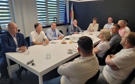 Galeria aktualności Trzy powiaty wsp&oacute;lnie o rozwoju sieci szlak&oacute;w rowerowych 3