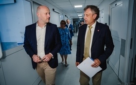Galeria aktualności Wiceminister Jacek Karnowski z wizytą w Szpitalu Puckim. Rozmowy o rozwoju plac&oacute;wki i efektach inwestycji 1