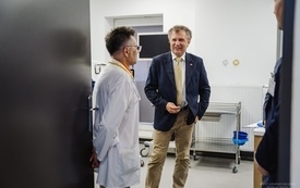 Galeria aktualności Wiceminister Jacek Karnowski z wizytą w Szpitalu Puckim. Rozmowy o rozwoju plac&oacute;wki i efektach inwestycji 3