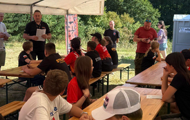 Galeria aktualności MDP z gminy Puck reprezentowały Powiat Pucki podczas wojew&oacute;dzkiego marszu na orientację 7