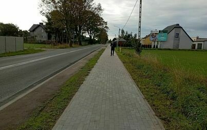 Zdjęcie do Przebudowa drogi powiatowej nr 1511G w zakresie wykonania chodnika w miejscowości Żelistrzewo