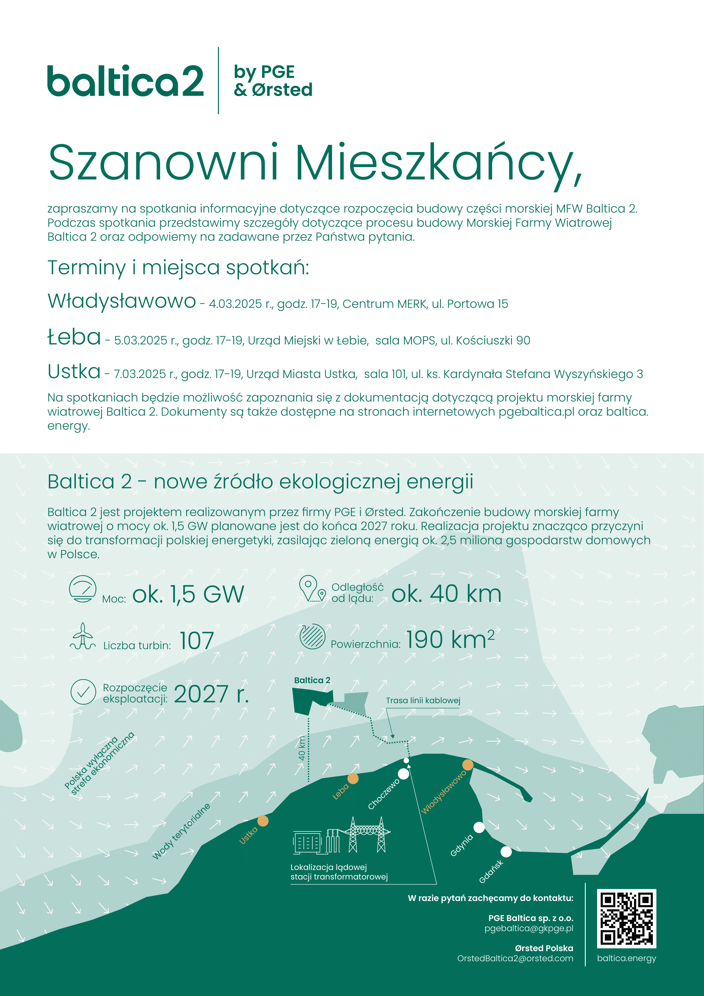 baltica 2 - spotkanie - plakat i mapa