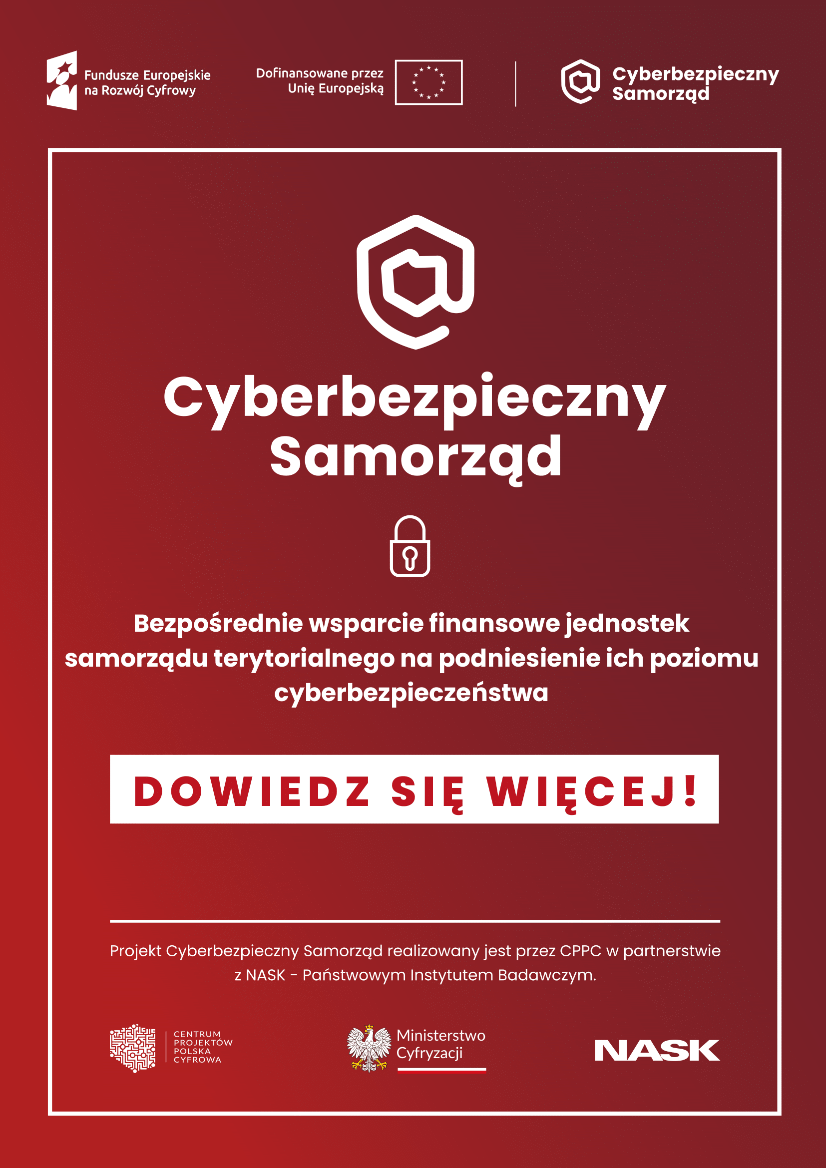 cyberbezpieczny samorząd plakat