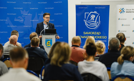 Spotkanie informacyjne z mieszkańcami powiatu puckiego na temat przyszłości Metropolii Gdańsk–Gdynia–Sopot, Puck, 9 września 2026 r.