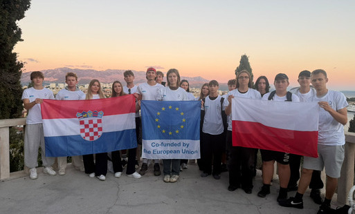 Młodzież z PCKZiU w Pucku w Chorwacji