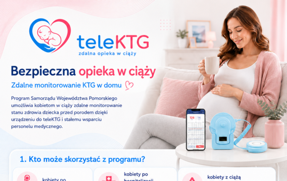 Zdalne monitorowanie KTG dla kobiet w ciąży na Pomorzu